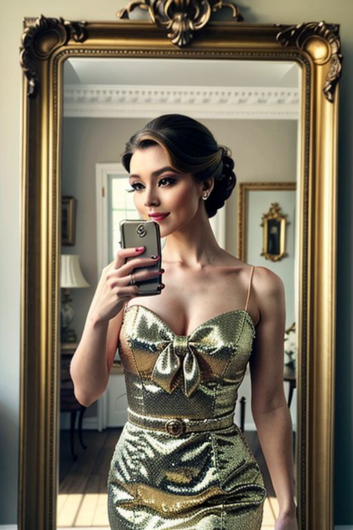 mirror pic girl black blur